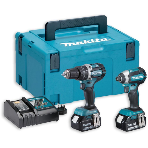 Makita DLX2180TJ Combo Kit (Drill + Impact Driver)